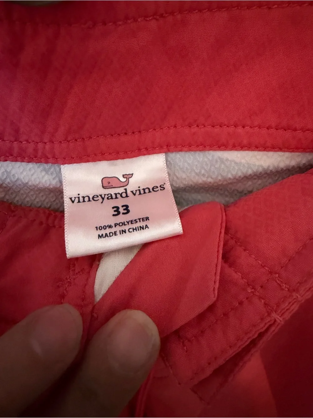 Vineyard Vines Men's Coral-Red Swim Board Shorts